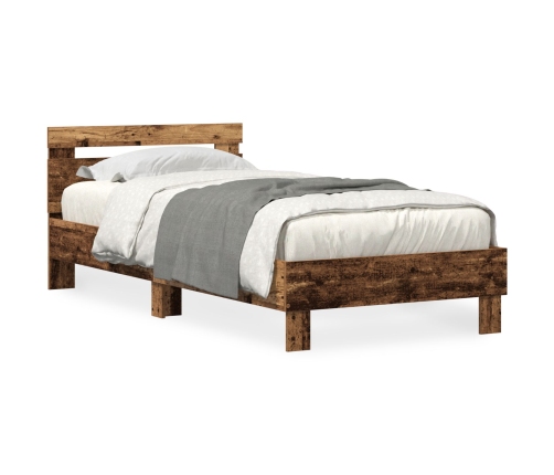 Estructura de Cama Madera vieja Madera maciza 100 x 200 cm