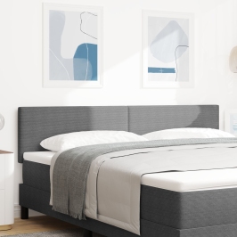 Cabecero  Diseño Sencillo Gris Claro 180 cm Tela de Pana