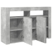 Aparador  Gris Cemento Madera de Ingeniería 116 x 30 x 75 cm