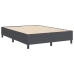 Cama de muelles  Gris Oscuro 140x200 cm Tela de Corduroy