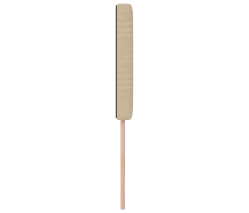 Cabezal  Diseño Sencillo Verde Claro Gris 90 cm Tela de Pana