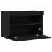 Mueble para TV  con luces LED Negro Roble 60x30x40 cm
