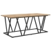 Mesa de café  Artisan de roble 100x50x40 cm, de madera de ingeniería y metal