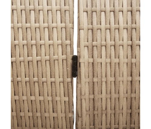Divisores de habitaciones  Beige Ratán Alto Plegable