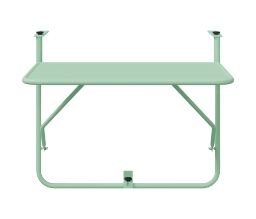 Mesa Colgante al Aire Libre  - Verde Menta, 60 x 39 x 50 cm, Acero