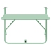Mesa Colgante al Aire Libre  - Verde Menta, 60 x 39 x 50 cm, Acero
