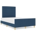 Cama  Azul 140x190 cm de Tela