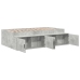 Estructura de cama  Gris concreto 80x200 cm