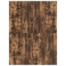 Cama de almacenamiento  Roble Ahumado Madera Elaborada