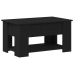 Mesa de Café de Roble Negro 79x49x41 cm Fabricada en Madera Ingenierizada