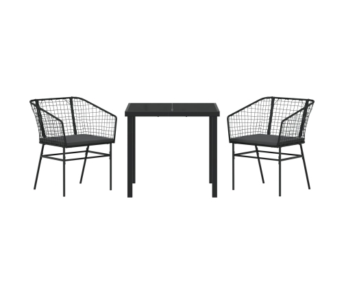 Set de 2 Negro y gris oscuro