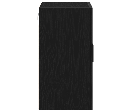 Armario de pared  roble negro 60x31x60 cm madera elaborada