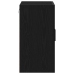 Armario de pared  roble negro 60x31x60 cm madera elaborada