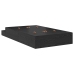 Estructura de Cama de Almacenamiento  Roble negro Madera Sólida