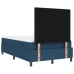 Cama con base de resortes  azul 120x200 cm tela
