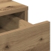 Highboard Roble Artesanal 40x41x135 cm Madera Elaborada