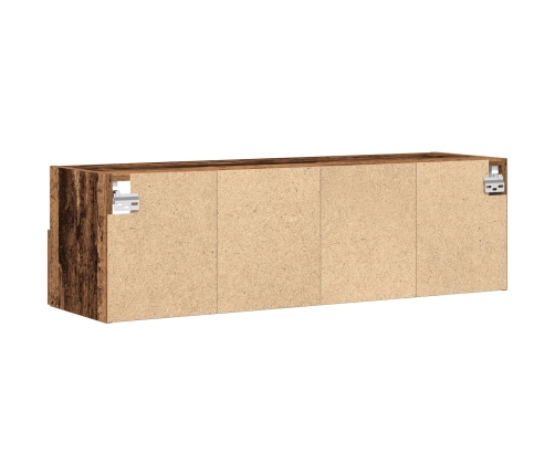 Gabinetes de TV  2 pcs Madera Vieja 100x30x30 cm Madera Elaborada
