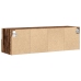 Gabinetes de TV  2 pcs Madera Vieja 100x30x30 cm Madera Elaborada