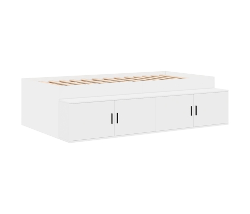 Estructura de Cama de Almacenamiento  Set de 3 Blanca