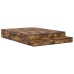 Estructura de cama  Roble ahumado Madera elaborada 140 x 190 cm