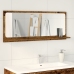 Espejo de baño de madera vintage  90x10,5x37 cm