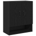 Armario de pared  Negro Roble 60x30x70 cm de madera