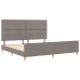 Cama de Tela Taupe  200x200 cm