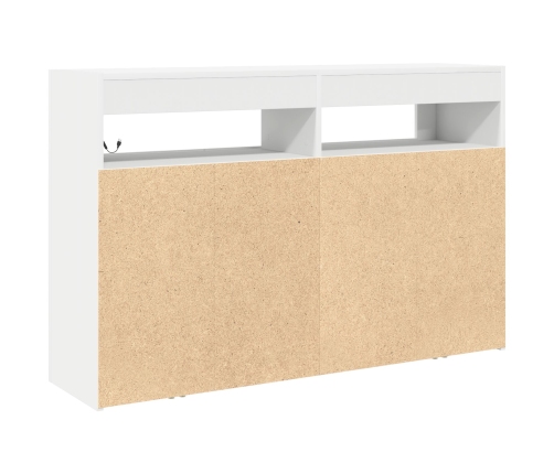 Aparador Blanco Blanco Madera Contrachapada 116 x 30 x 75 cm