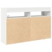 Aparador Blanco Blanco Madera Contrachapada 116 x 30 x 75 cm