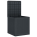 Caja de Almacenamiento Antracita 55x53x57 cm PP