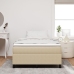 Cama con Somier con Colchón Beige 120x200 cm Tela de Corduroy
