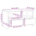 Mueble de TV  ""DRAMMEN"" 99x43x55 cm de Madera Maciza de Pino