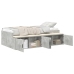 Estructura de cama  Gris concreto 80x200 cm