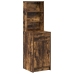 Gabinete Alto en Roble Ahumado, 40x41x135 cm, Hecho de Madera Elaborada