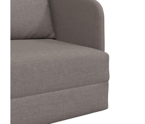 Sofá cama  2 en 1 Taupe 65x80x83 cm Tela