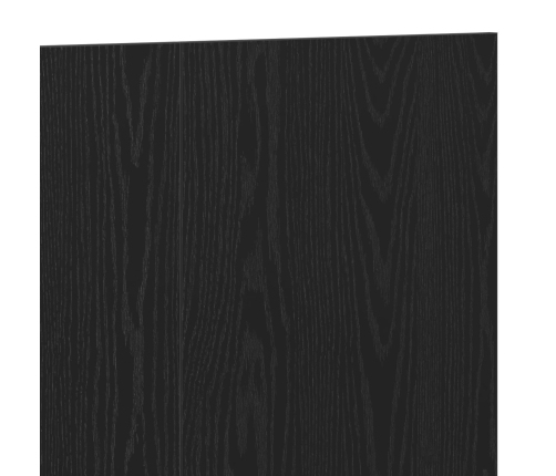 Cabecero de pared de roble negro  240x1.5x80 cm hecho de madera elaborada