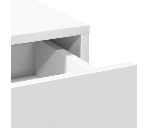 Set de Tocador de 2 Piezas  con LED de Madera Blanca