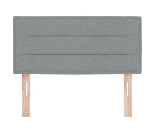 Cabecero  Diseño de Líneas Gris Claro 100 cm Tela
