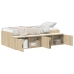 Estructura de cama  Roble Sonoma 90x190 cm