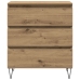 Aparador con Cajones de Roble Artesanal 60x35x70 cm Madera Engineered