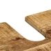 Armario de Baño  55x35x60 cm Madera Maciza Áspera de Mango
