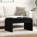Mesa de café  Negra de Roble 68x38x50 cm de Madera Compuesta