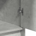 Mueble de Entrada Gris Concreto 40x41x75 cm Madera Elaborada