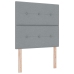 Cabecero Acolchado  Gris Claro 80 cm Tela