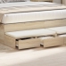 Mesa de Noche Roble Sonoma Madera Elaborada 150 x 36.5 x 16.5 cm