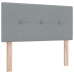 Cabecera  Botones Acolchados Gris Claro 90 cm Tela