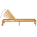 Tumbonas  2 pcs Madera Sólida de Teca, Tumbona  Madera Sólida de Teca