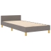 Marco de Cama  Taupe 80x200 cm Tela
