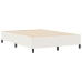 Estructura de Cama Crema 160x200 cm Tela de Pana