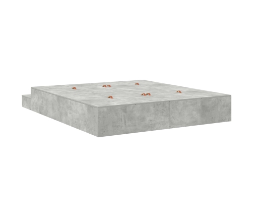 Estructura de Cama  Gris Concreto 180x200 cm